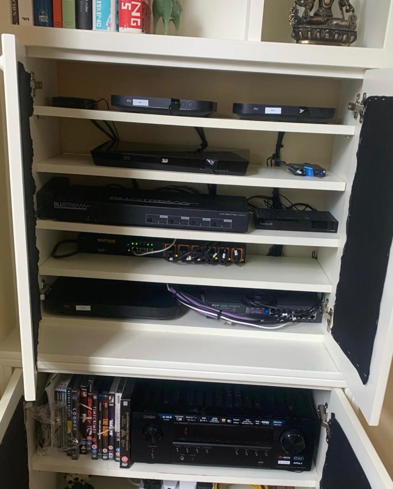 Tidy Racks Project for Smart Home, Potters Bar, Hertfordshire from ADS Smart Home